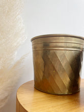 Load image into Gallery viewer, Set of Two Brass Planters
