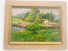 Load image into Gallery viewer, Vintage Landscape Oil Painting Circa 1961
