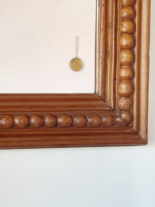 Vintage Wooden Wall Mirror