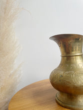 Load image into Gallery viewer, Etched Brass Pitcher
