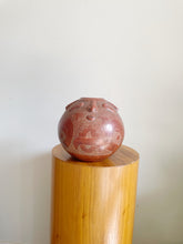 Load image into Gallery viewer, Vintage Marajoara Terra Cotta Amazon Brazil Red Clay Face Pottery Pot Vase 
