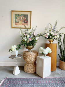 Brass Footed Fruit Bowl