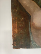 Load image into Gallery viewer, Antique Nude Portrait on Canvas
