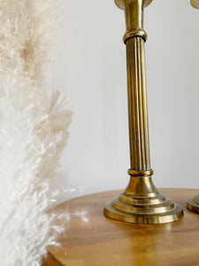 Column Brass Candle Sticks