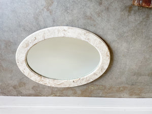 Oval Marble Wall Miror