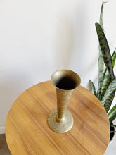 Load image into Gallery viewer, Etched Brass Vase
