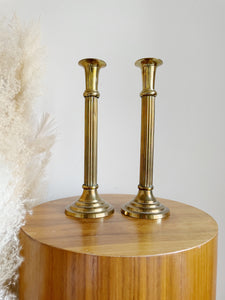 Column Brass Candle Sticks