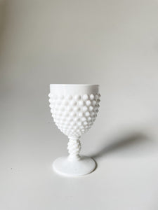 Hob Knob Milk Glass Planter