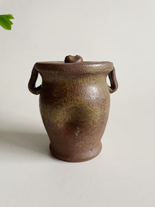 Two -Handled Handmade Pinched jar /vase