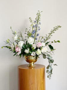 Brass Footed Fruit Bowl