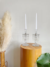 Load image into Gallery viewer, Pair of Heisey Crystal  Candlesticks
