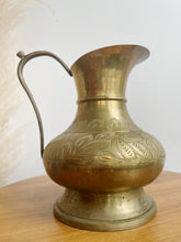 Load image into Gallery viewer, Etched Brass Pitcher
