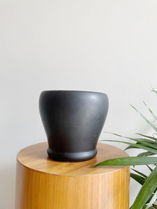 Black Ceramic Planter