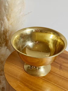 Brass Footed Fruit Bowl