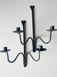 Pair of Wrought Iron Sconces