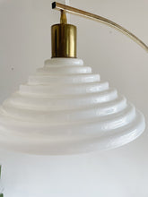 Load image into Gallery viewer, Vintage Italian Harvey Guzzini Style Brass &amp; Carrara Marble Arc Floor Lamp
