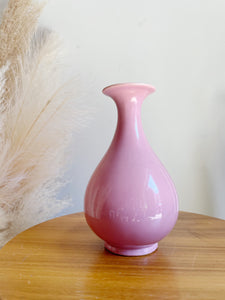 Pink Mid Century Modern Hyalyn Vintage Ceramic Vase