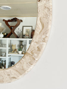 Oval Marble Wall Miror