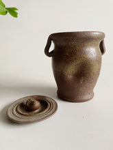 Load image into Gallery viewer, Two -Handled Handmade Pinched jar /vase
