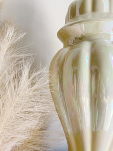 Iridescent Ginger Jar Table Lamp