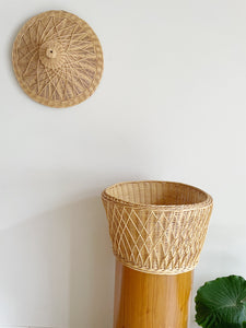 Woven Basket with Lid