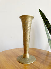 Load image into Gallery viewer, Etched Brass Vase
