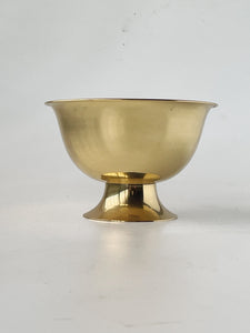 Brass Footed Fruit Bowl