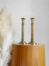 Load image into Gallery viewer, Column Brass Candle Sticks
