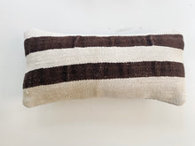 Load image into Gallery viewer, Wool Kilim Rug Pillow 10x20
