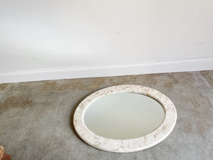 Oval Marble Wall Miror