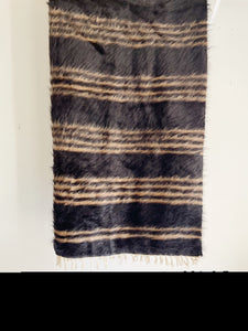 Angora Goat Hair Blanket // Kilim Rug