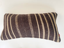 Load image into Gallery viewer, Wool Kilim Rug Pillow 10x20
