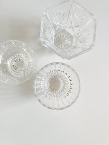 Trio of Crystal Bowls