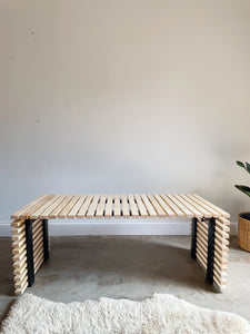 Locally Made Slatted Coffee Table