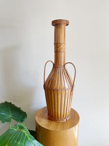 Rattan Floor Vase