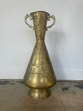 Load image into Gallery viewer, Large Brass Floor Vase
