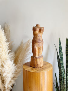 Female Form Wooden Sculpture