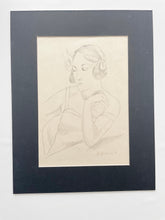 Load image into Gallery viewer, Profile of a Woman in the Style of Henri Matisse
