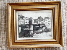 Load image into Gallery viewer, Original 1923 Etching, Ponte Vecchio, Florence
