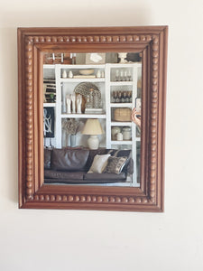 Vintage Wooden Wall Mirror