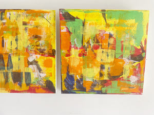 Pair of Abstract Paintings