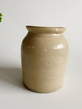 Load image into Gallery viewer, Antique Ivory Stoneware Vase
